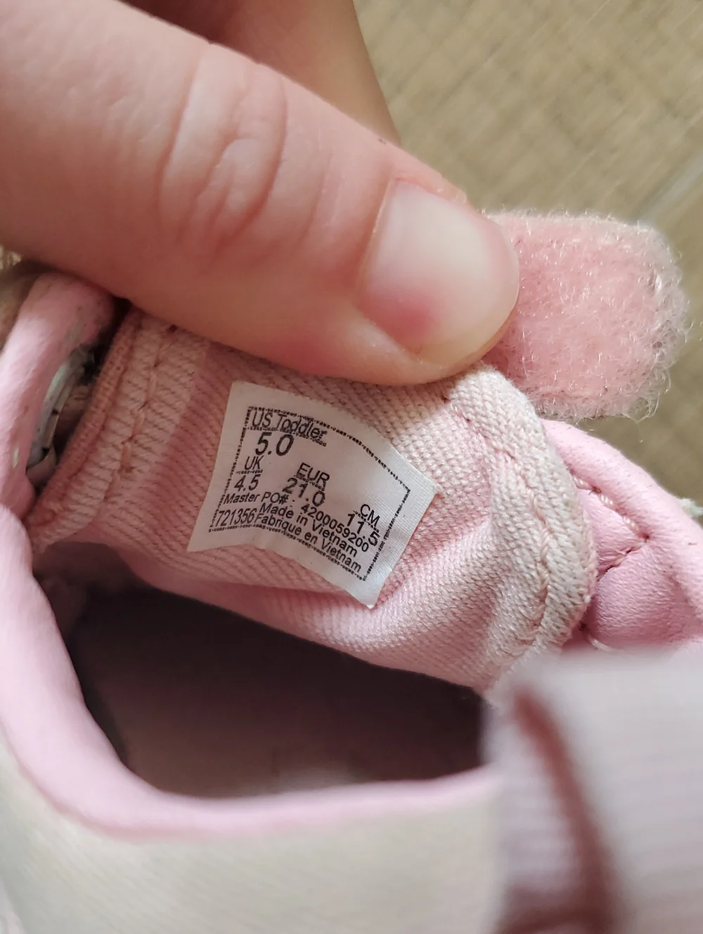 Pink Toddler VANS - PLAY CONDITION